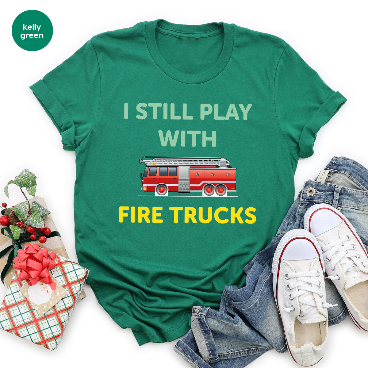 Fire Truck Shirt, Funny Fighter T-Shirt, Fireman Tee product image 73