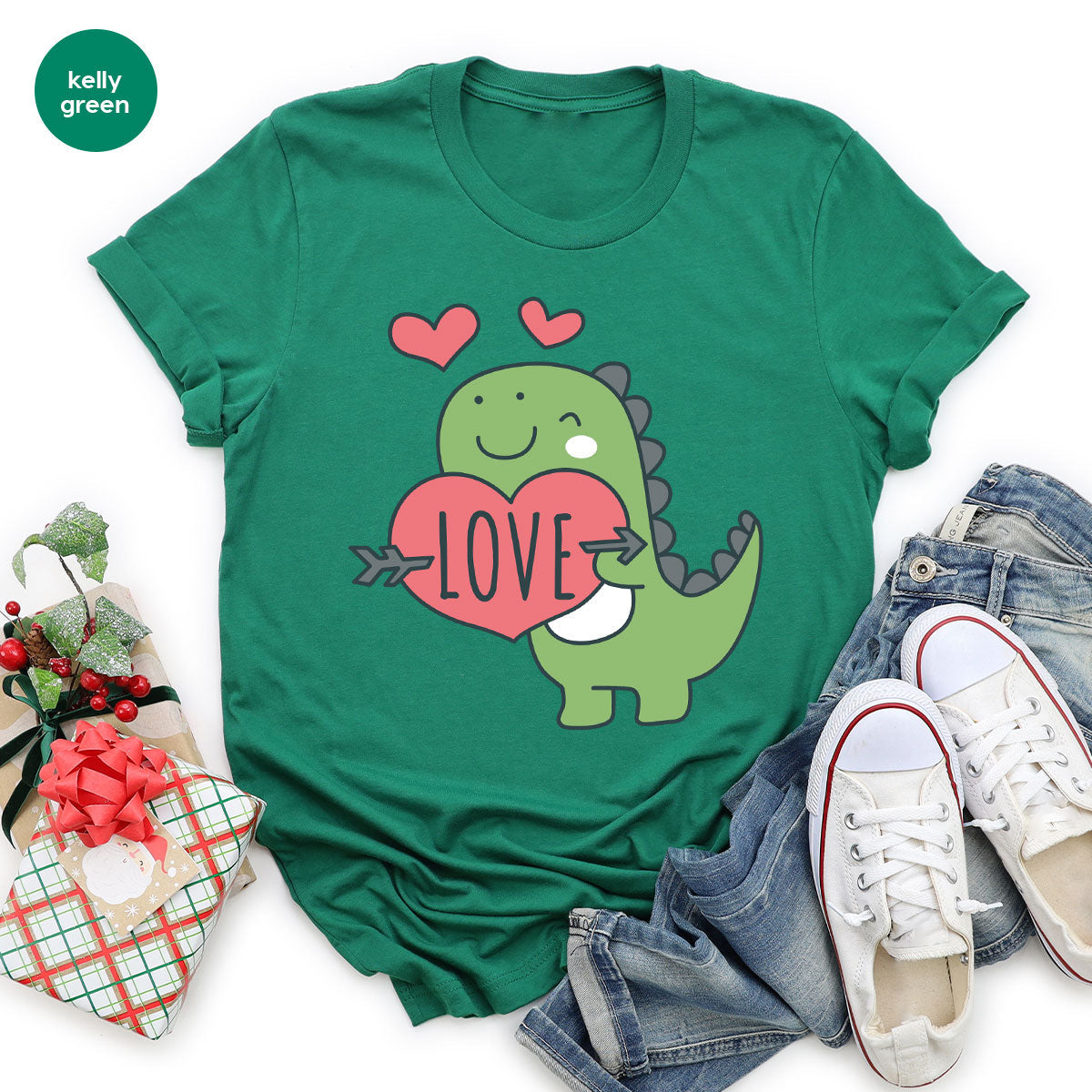 Love Shirt, Lovely Dinosaur Valentine's Day Special For product image 57