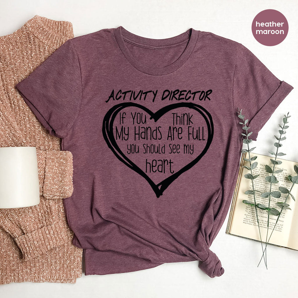 Activity Director Shirt, Love Heart Gift For Couples product image 58