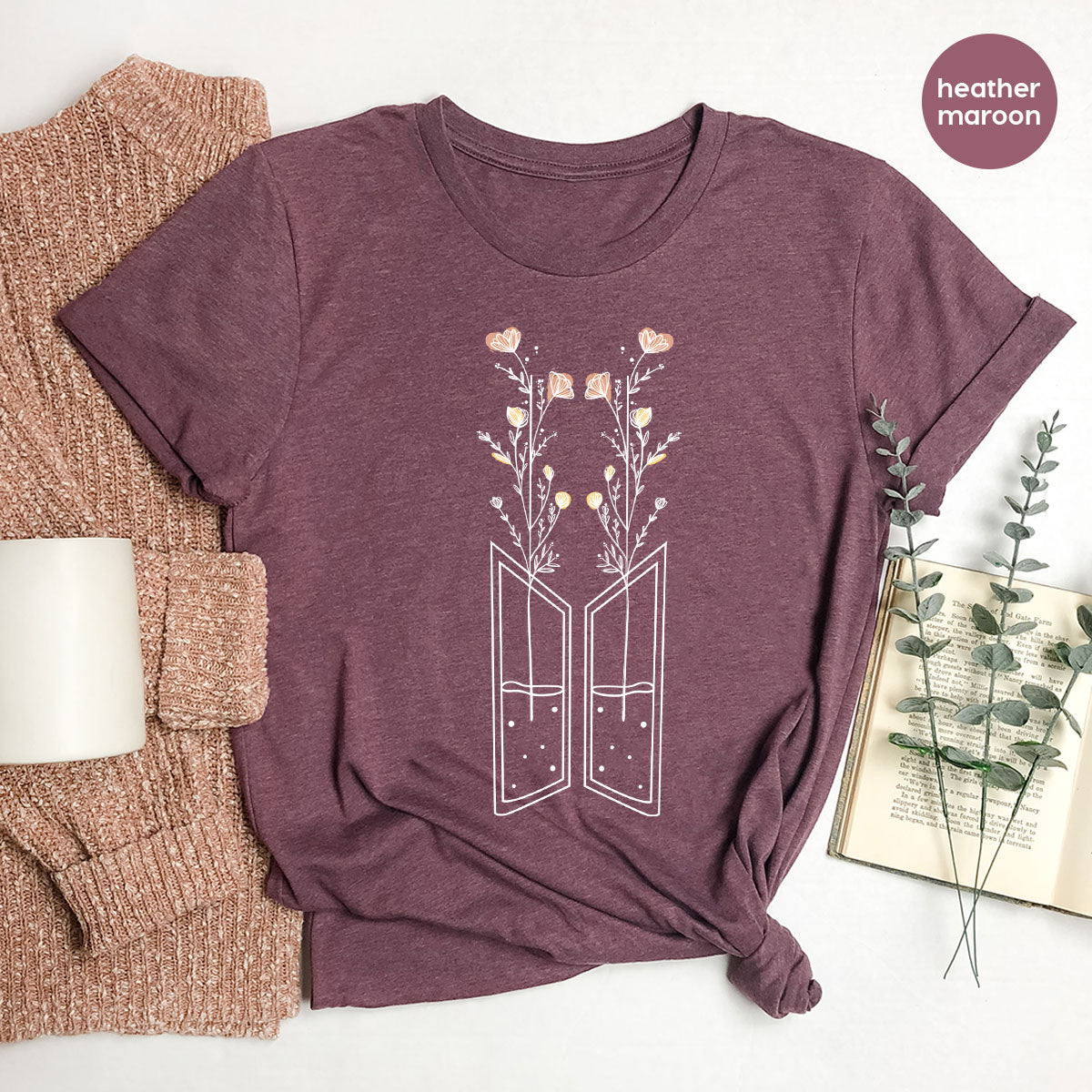 Heart Tree Shirt, Window of Love Valentine's Day Design product image 68
