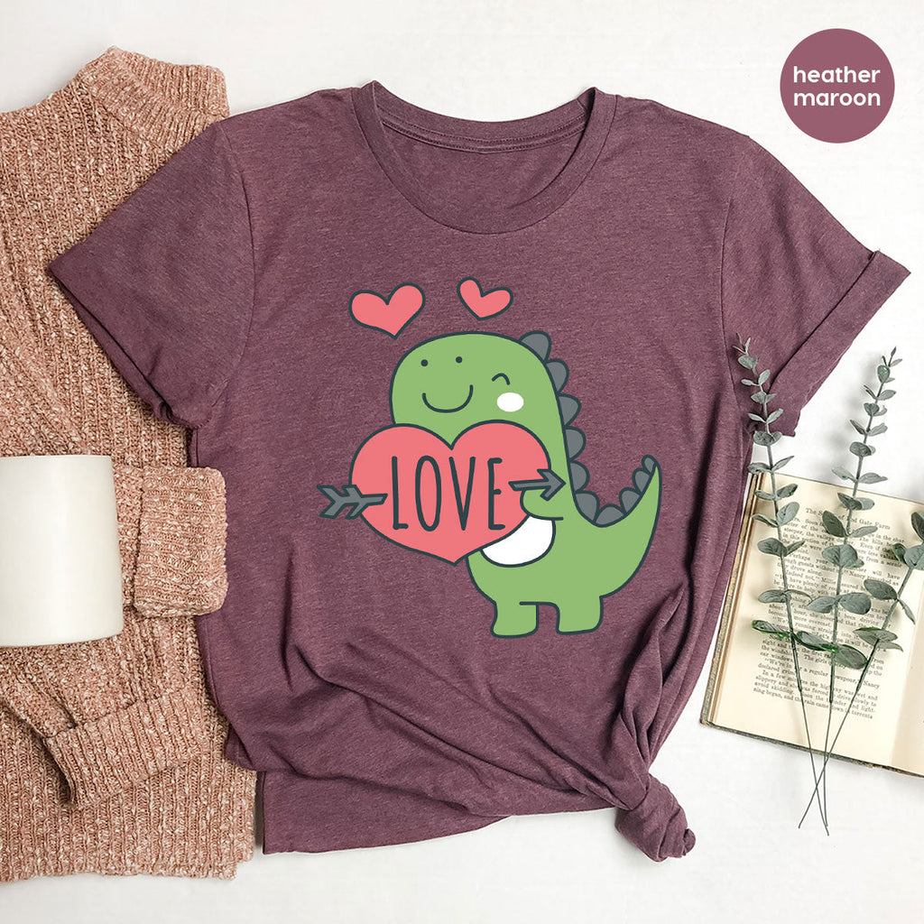 Love Shirt, Lovely Dinosaur Valentine's Day Special For product image 58