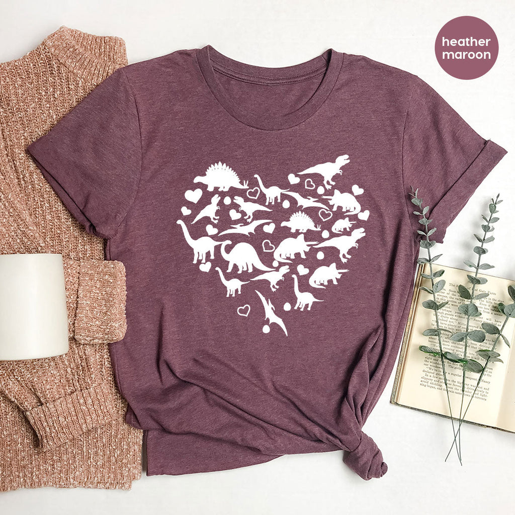 Dinosaur Shirt, Valentine T-Shirt, 2023 Gift product image 65