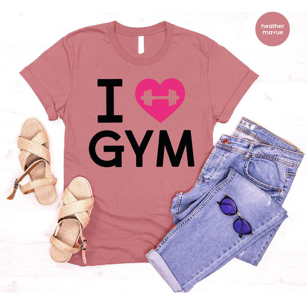 Fitness T-Shirt, GYM Shirt, I Love For Bodybuilder product image 32