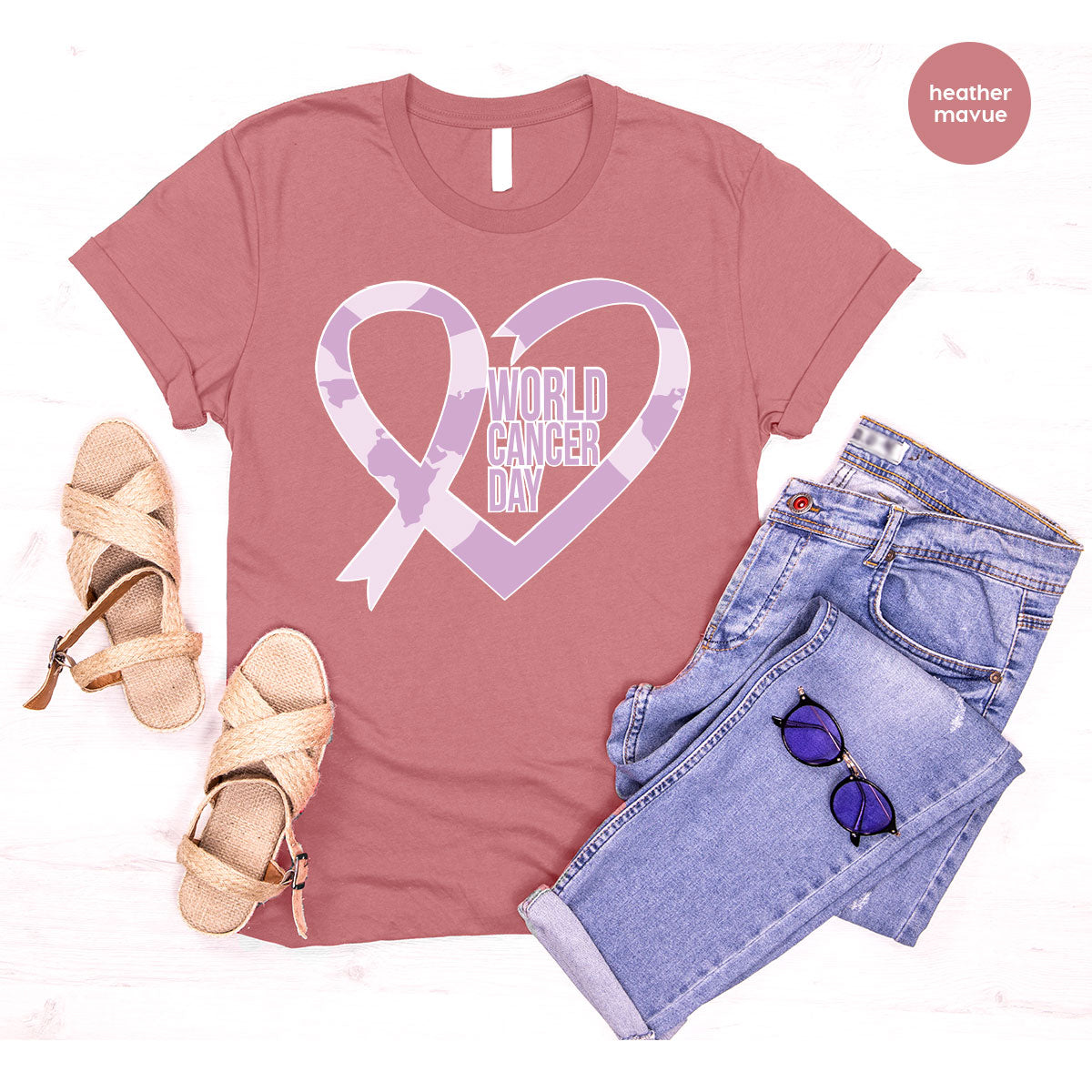 World Cancer Day Gift, T-Shirt, Support Shirt product image 71