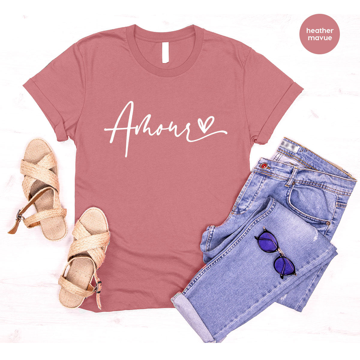 Among T-Shirt, Love Shirt, Heart Valentine's Tee product image 74