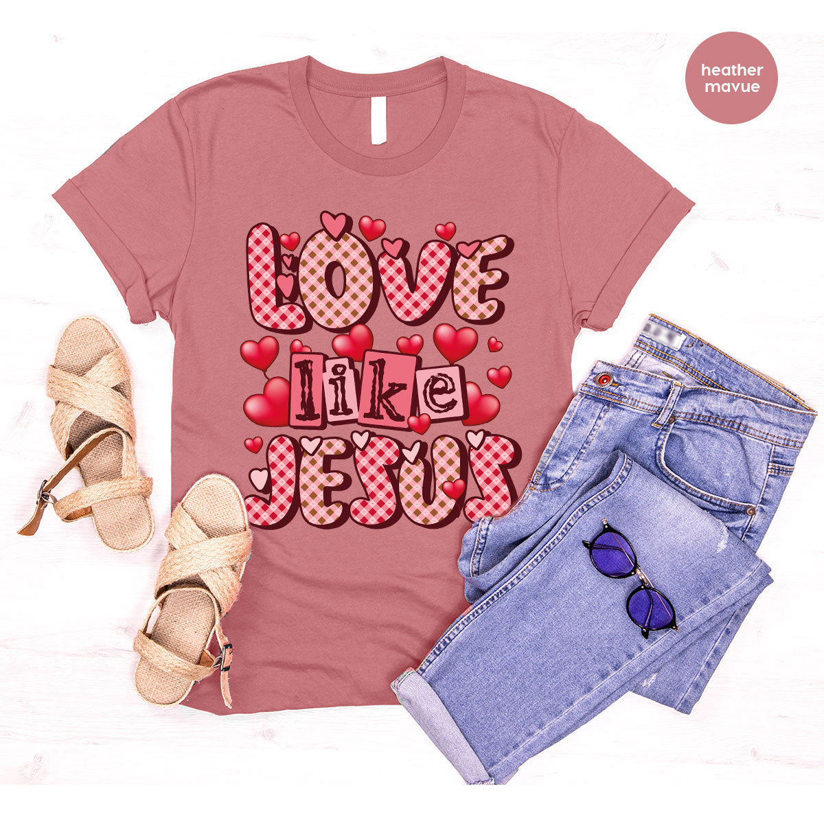 Love Like Jesus Shirt, Valentine's Day Best Gift for Lovers product image 74