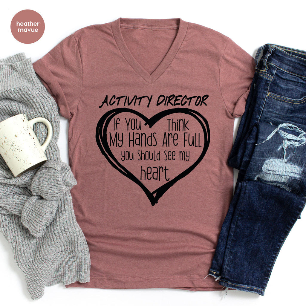 Activity Director Shirt, Love Heart Gift For Couples product image 60