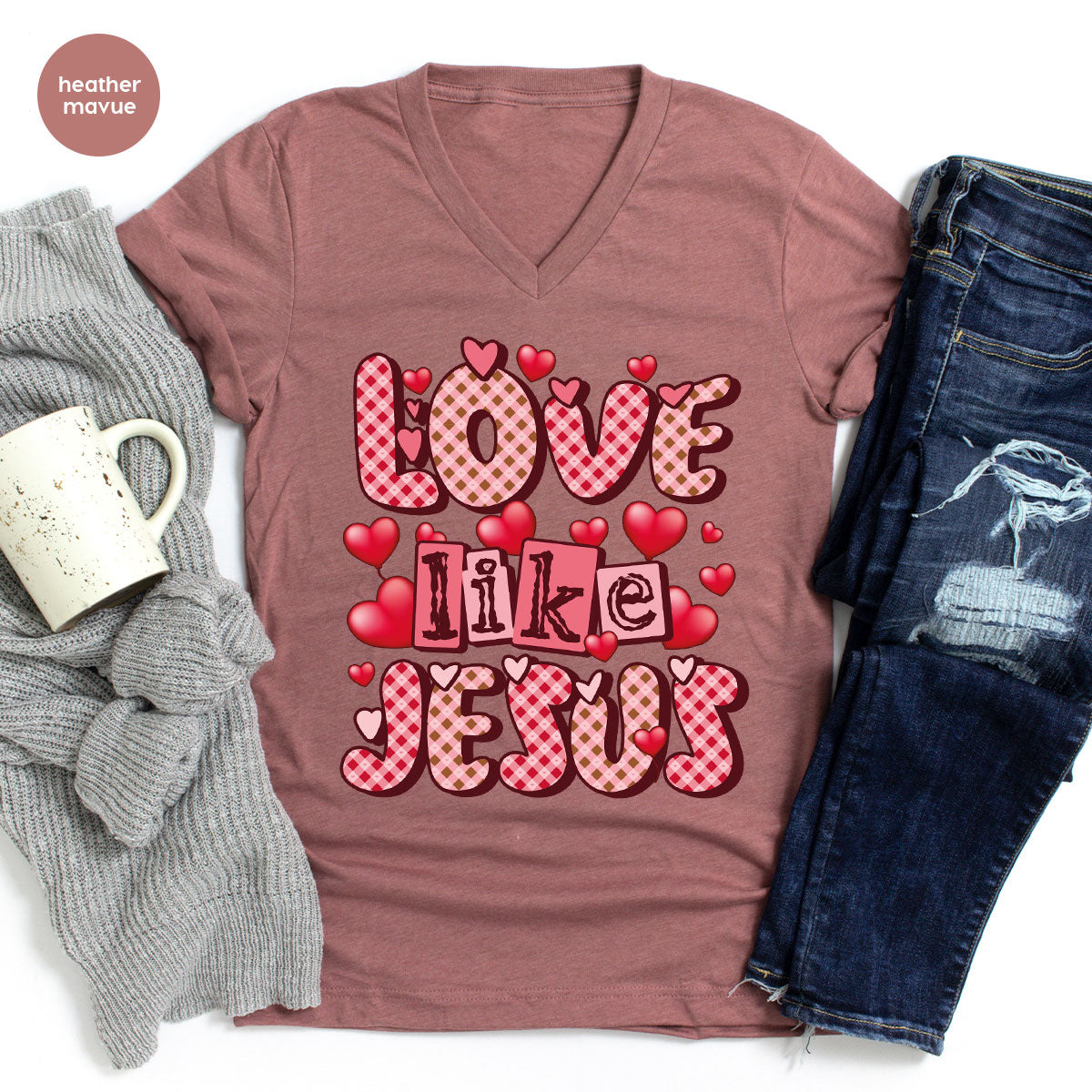 Love Like Jesus Shirt, Valentine's Day Best Gift for Lovers product image 75