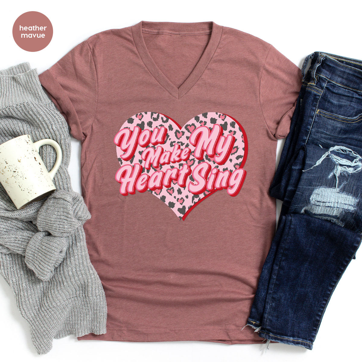 You Make My Heart Sing Shirt, Valentine's Day Romantic Gift product image 75