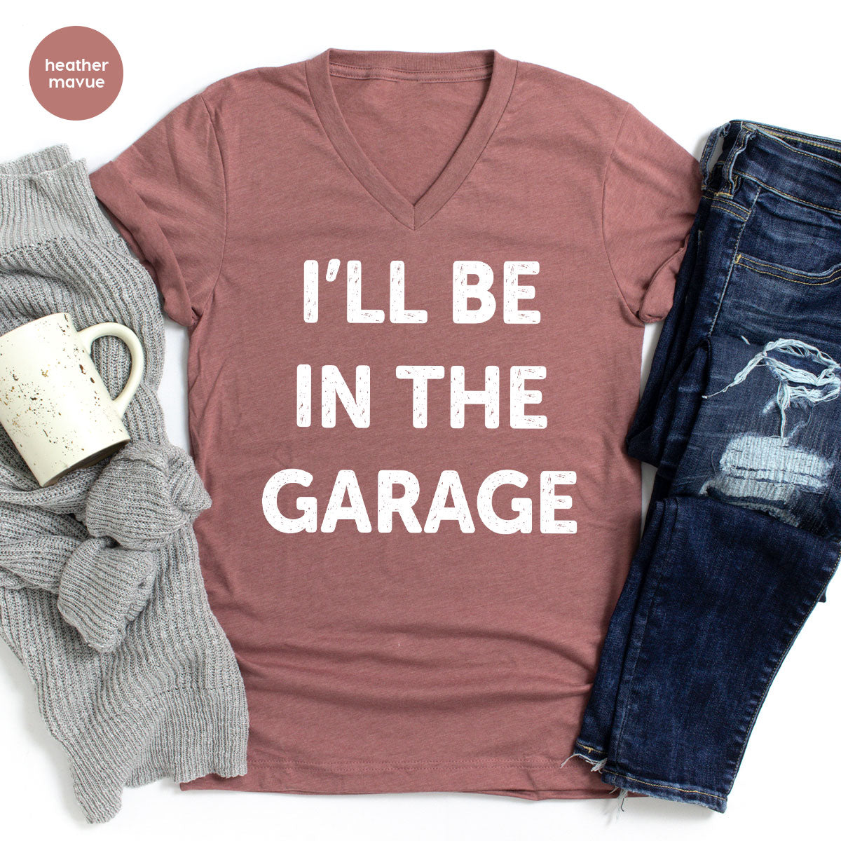 I'll Be In The Garage Shirt, Funny T-Shirt, For Men product image 53