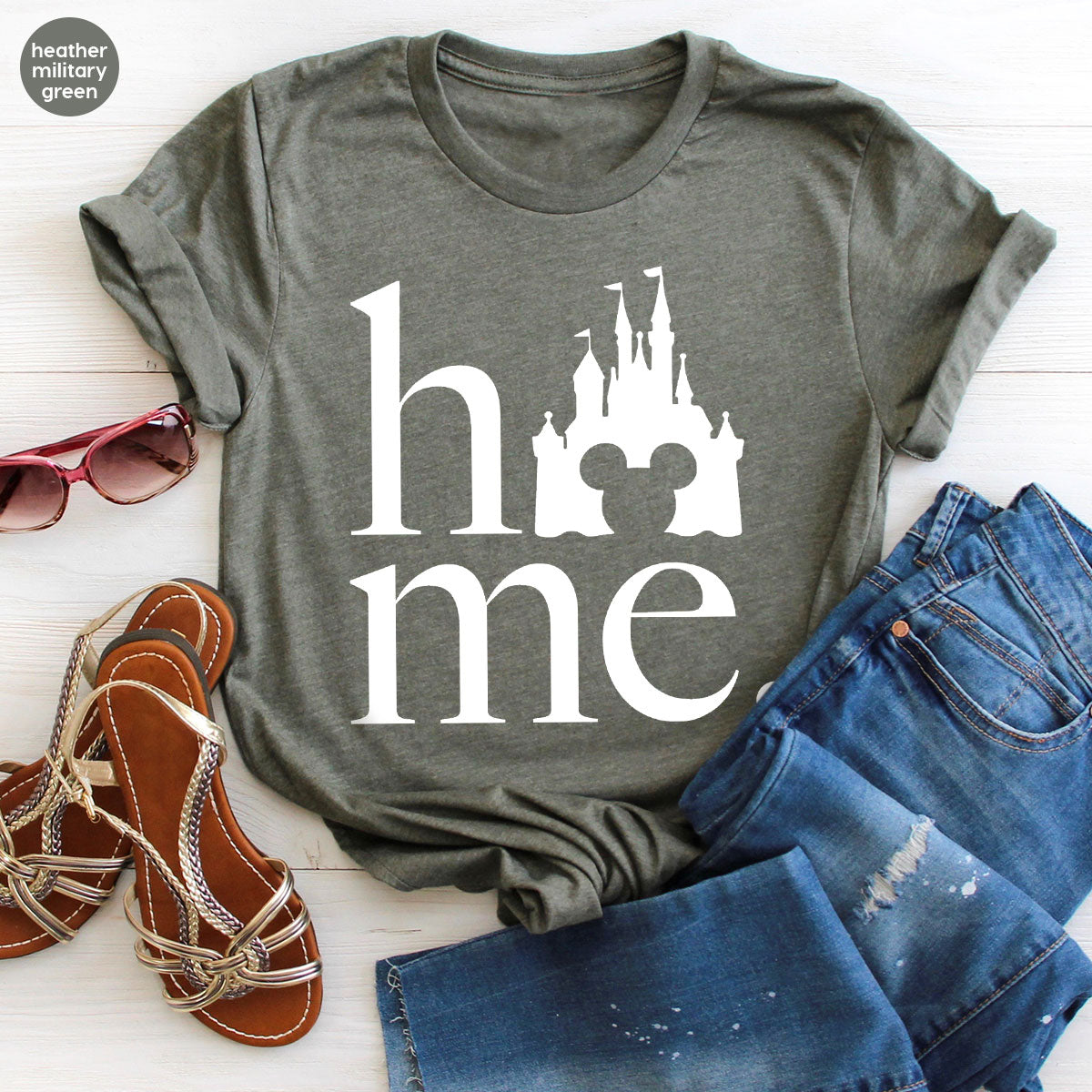 Disney Shirt, Family Home Sweatshirt, World Castle Graphic product image 75