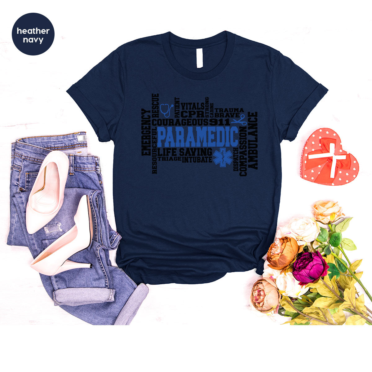 Paramedic T-Shirt, Ambulance Shirt, Life Saver Gift For product image 72
