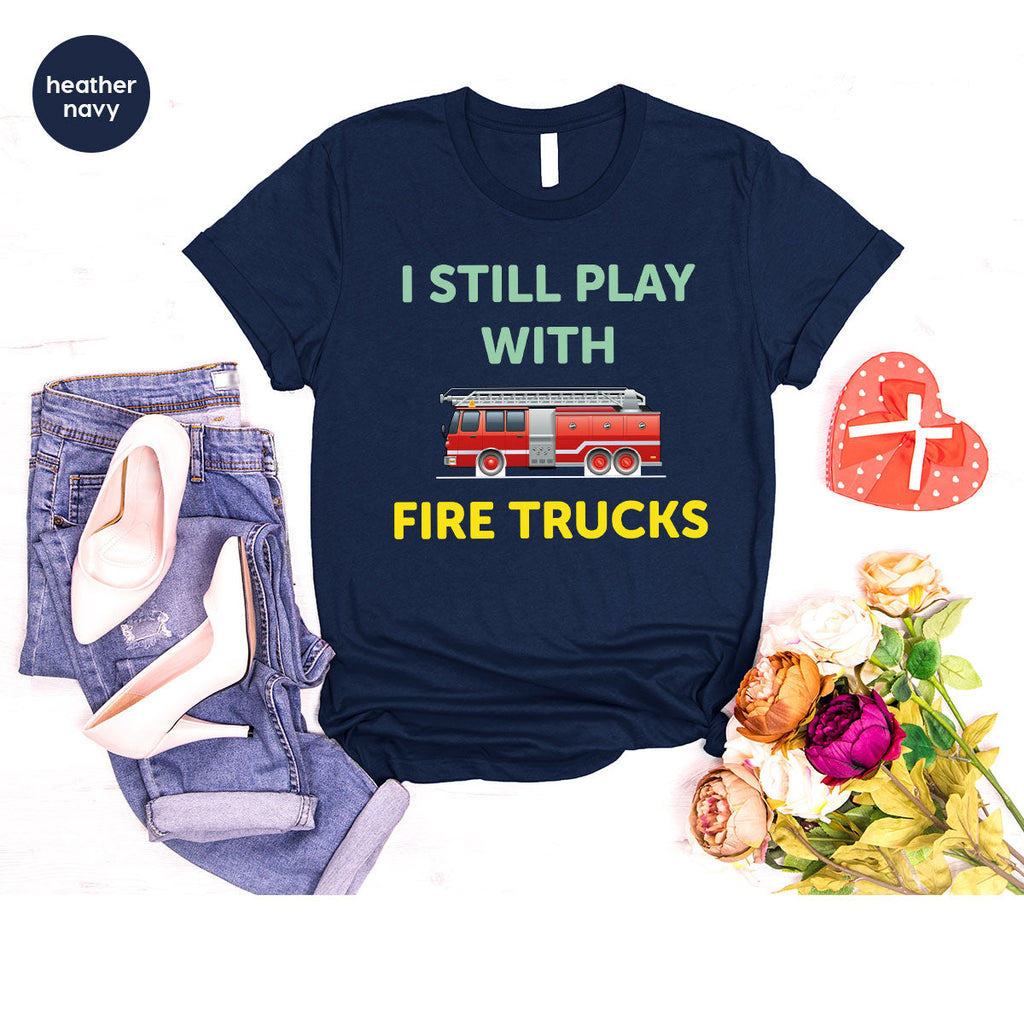 Fire Truck Shirt, Funny Fighter T-Shirt, Fireman Tee product image 78
