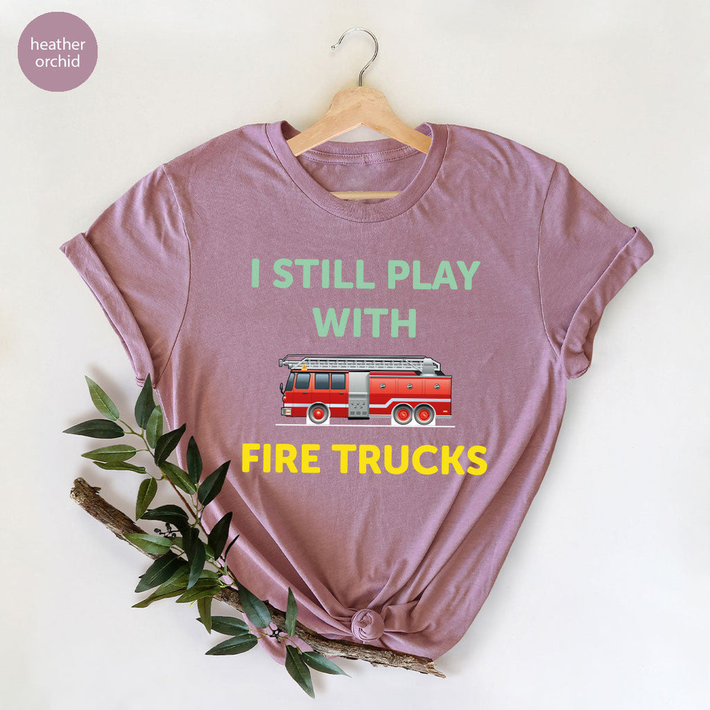 Fire Truck Shirt, Funny Fighter T-Shirt, Fireman Tee product image 79