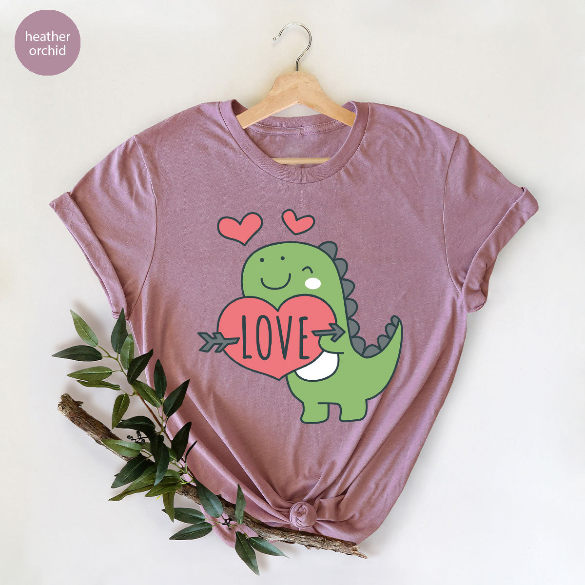 Love Shirt, Lovely Dinosaur Valentine's Day Special For product image 63