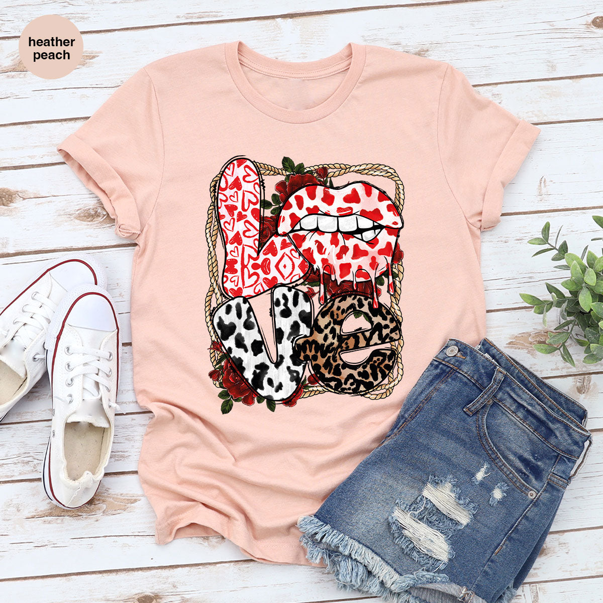 Love Shirt, Lovers Gift, Cool Valentine's Day T-Shirt product image 79