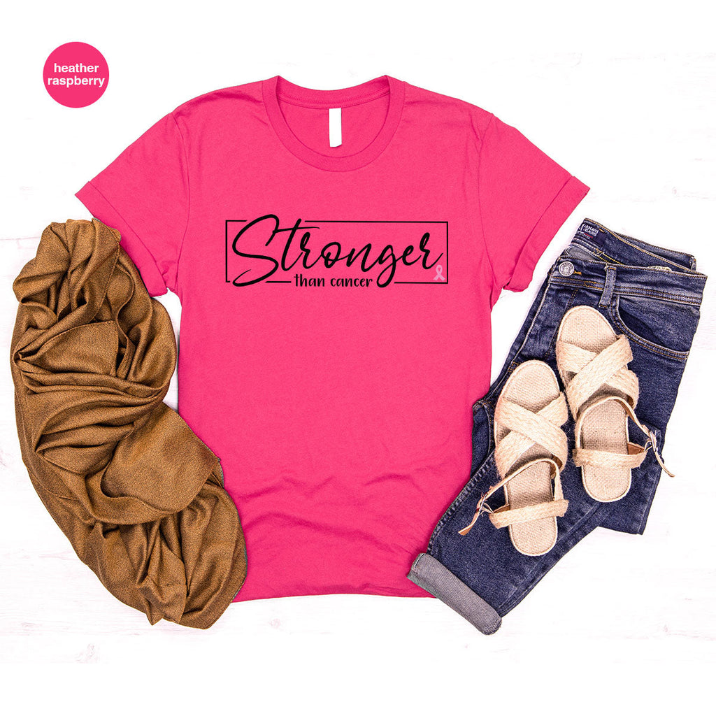 Stronger Than Cancer T-Shirt, Support Shirt, Warrior Tee product image 14
