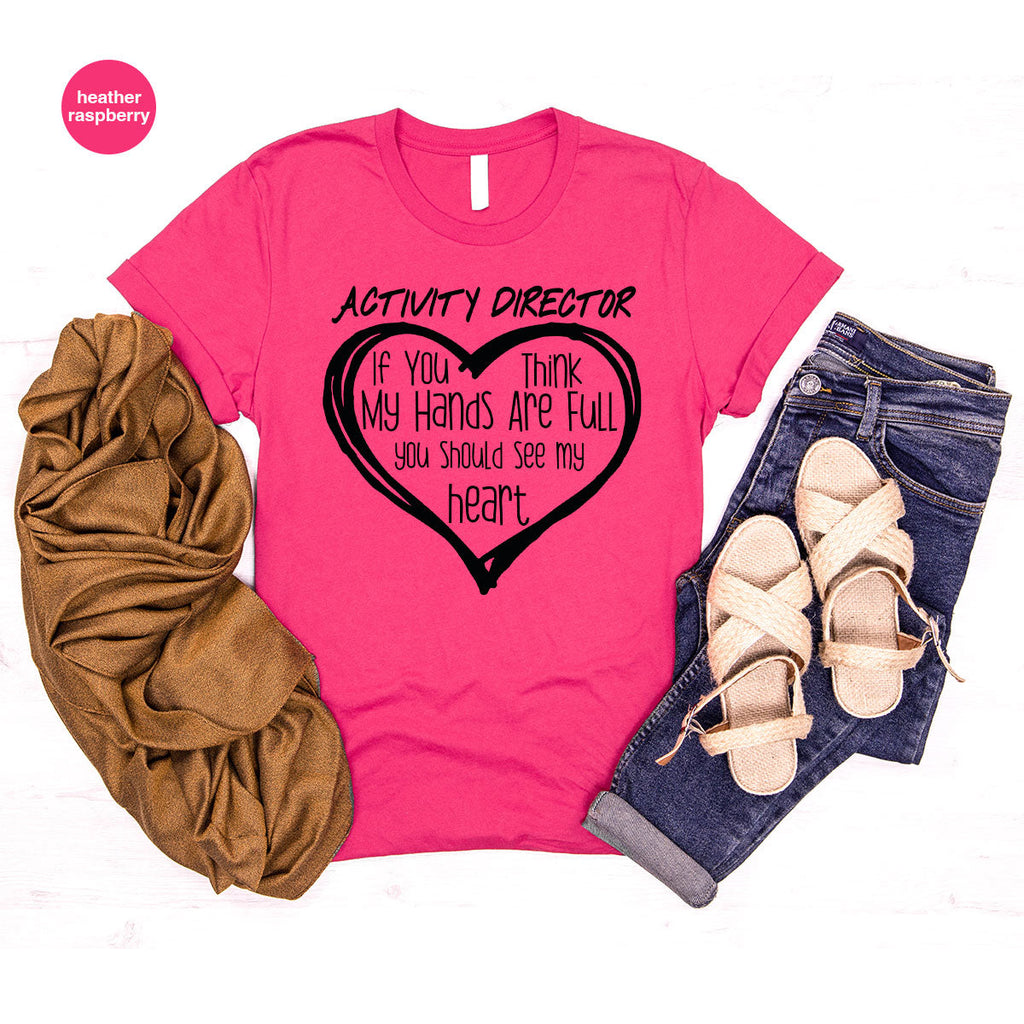 Activity Director Shirt, Love Heart Gift For Couples product image 65