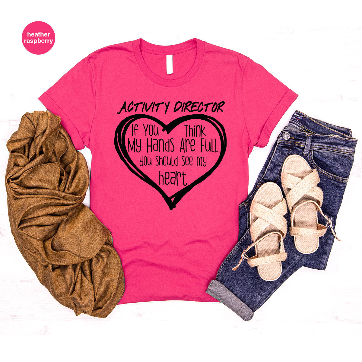 Activity Director Shirt, Love Heart Gift For Couples product image 65