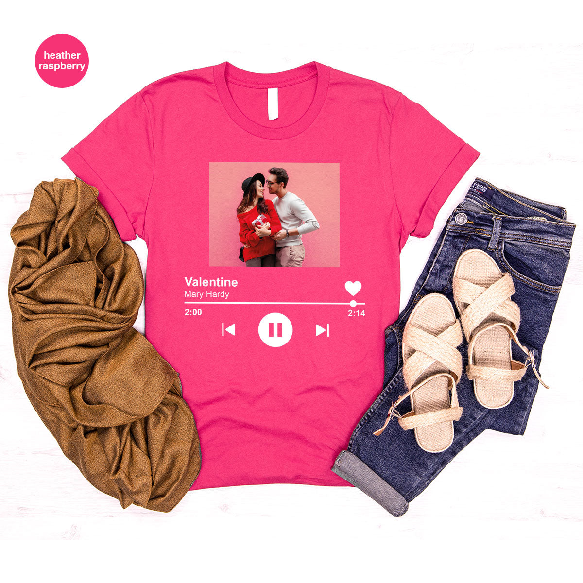 Custom Photo Valentine's Day Shirt, Personalized Gift product image 31