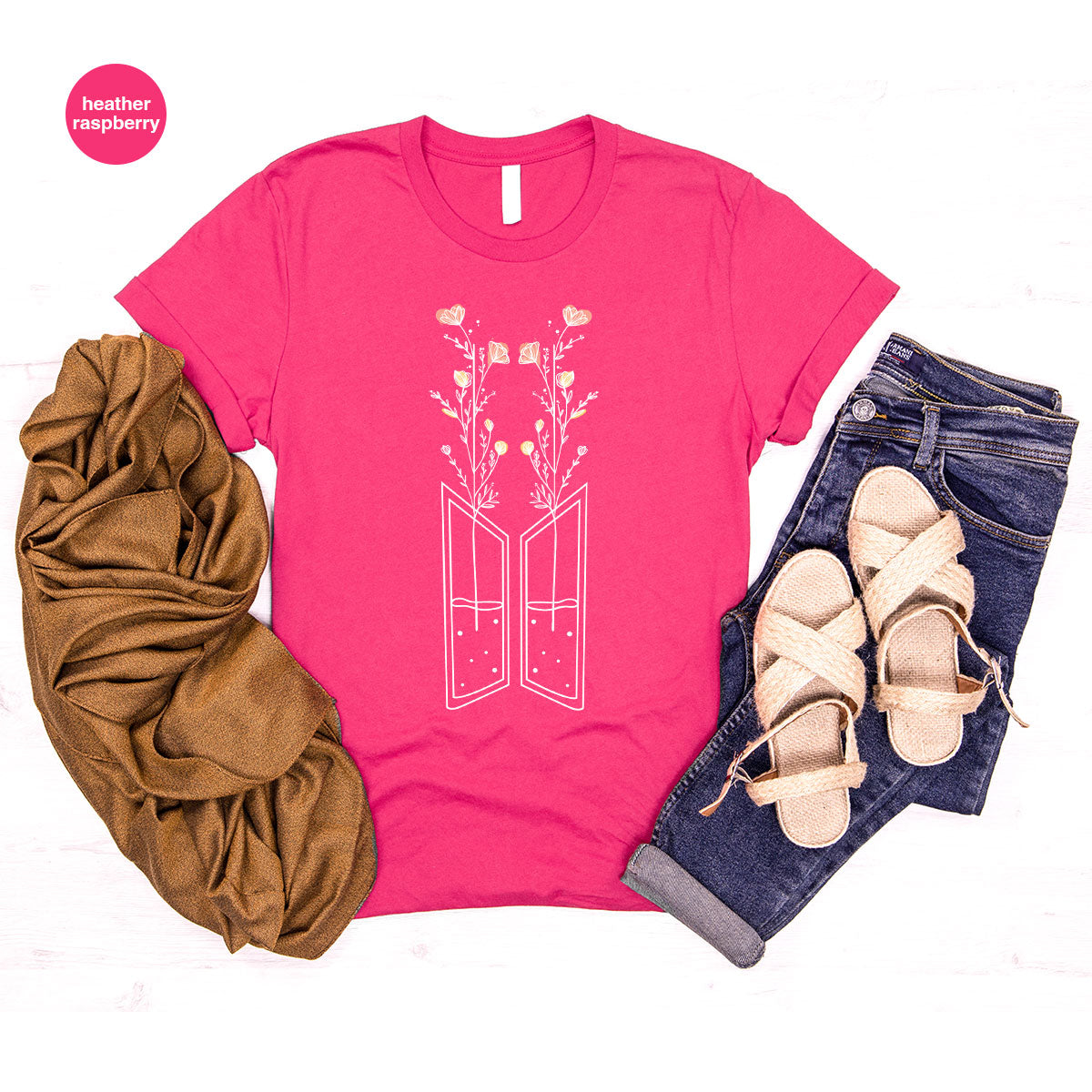 Heart Tree Shirt, Window of Love Valentine's Day Design product image 75