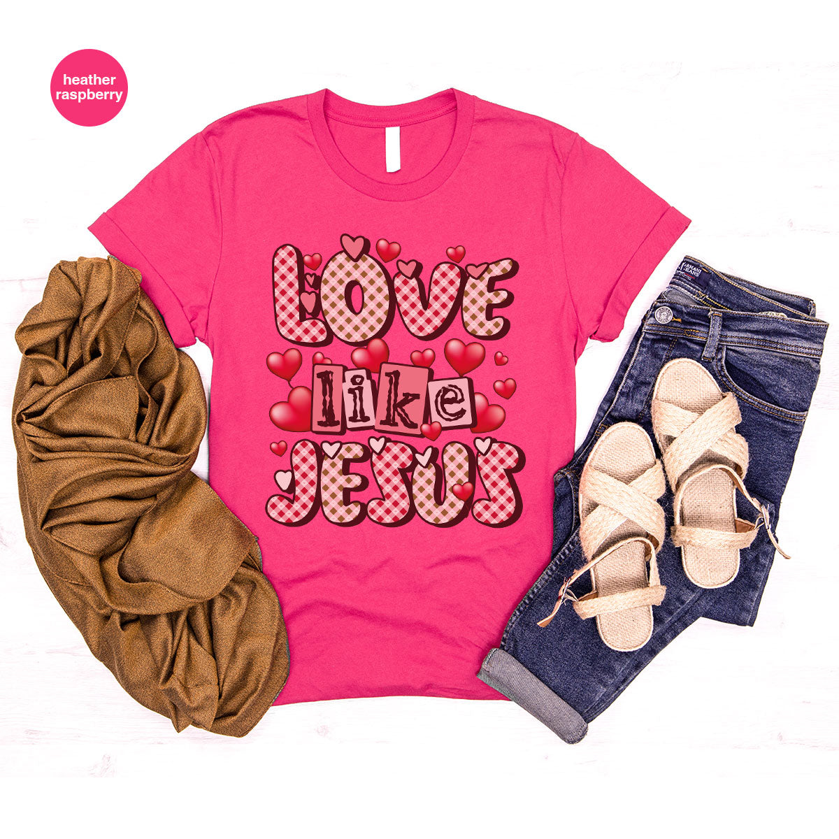 Love Like Jesus Shirt, Valentine's Day Best Gift for Lovers product image 80
