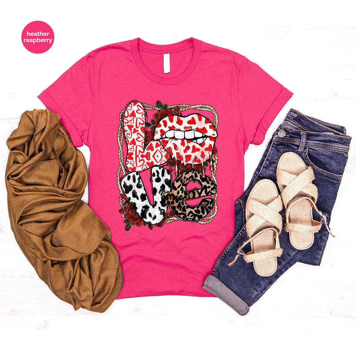 Love Shirt, Lovers Gift, Cool Valentine's Day T-Shirt product image 80