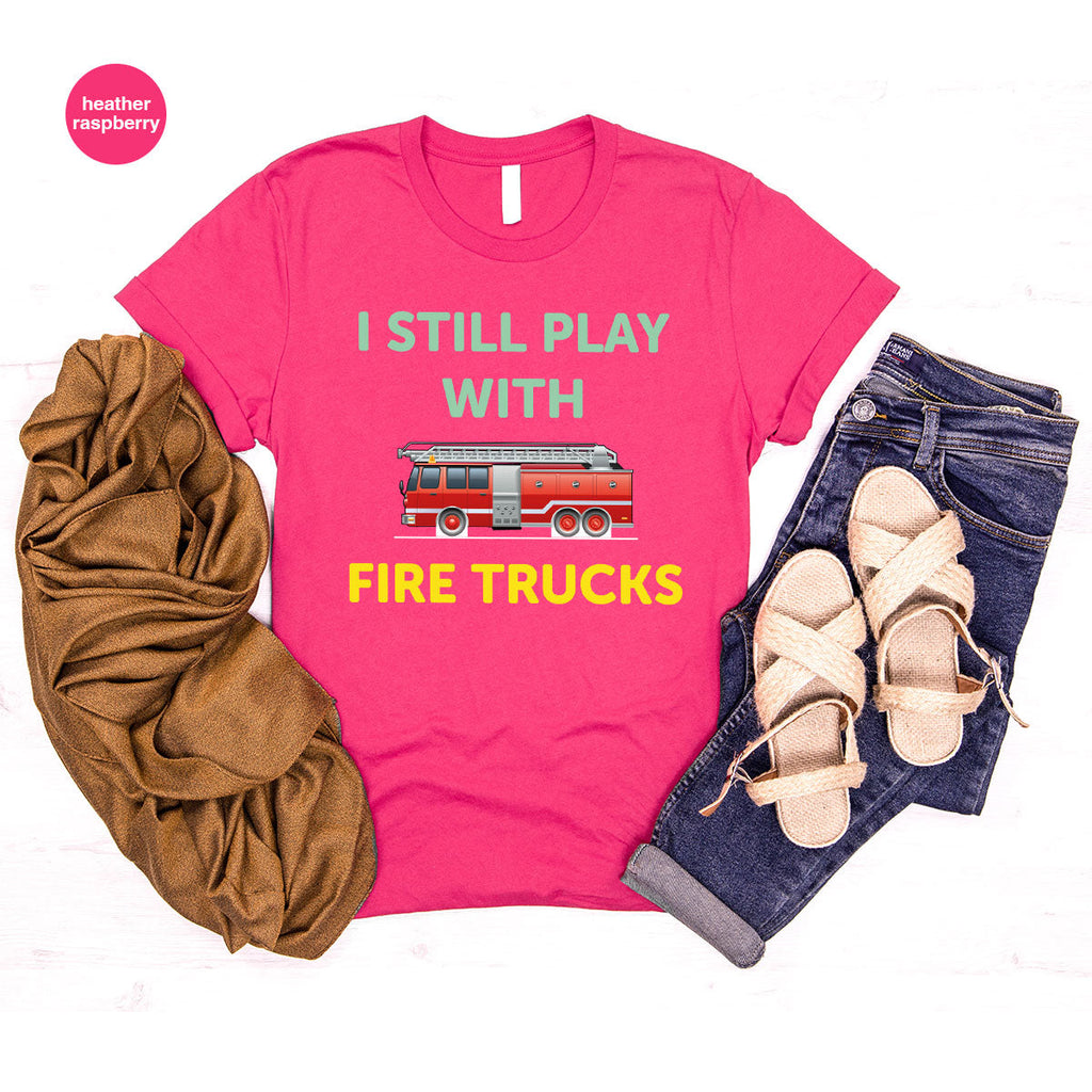 Fire Truck Shirt, Funny Fighter T-Shirt, Fireman Tee product image 81