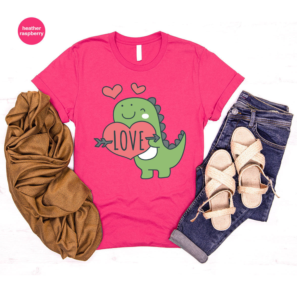 Love Shirt, Lovely Dinosaur Valentine's Day Special For product image 65