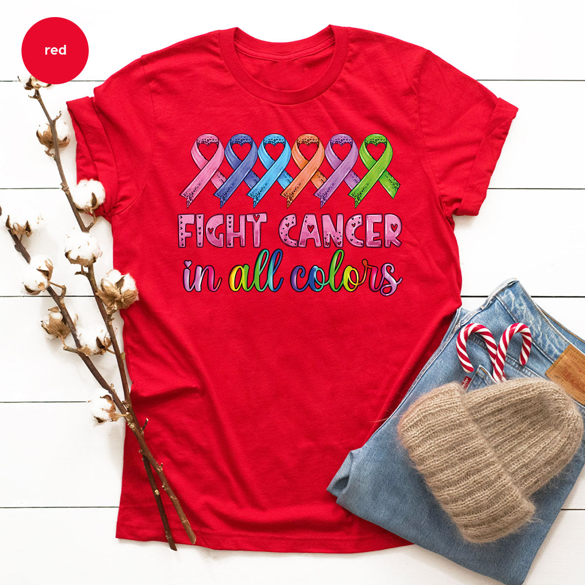 Lung Cancer Shirt, Family Support T-Shirt product image 74