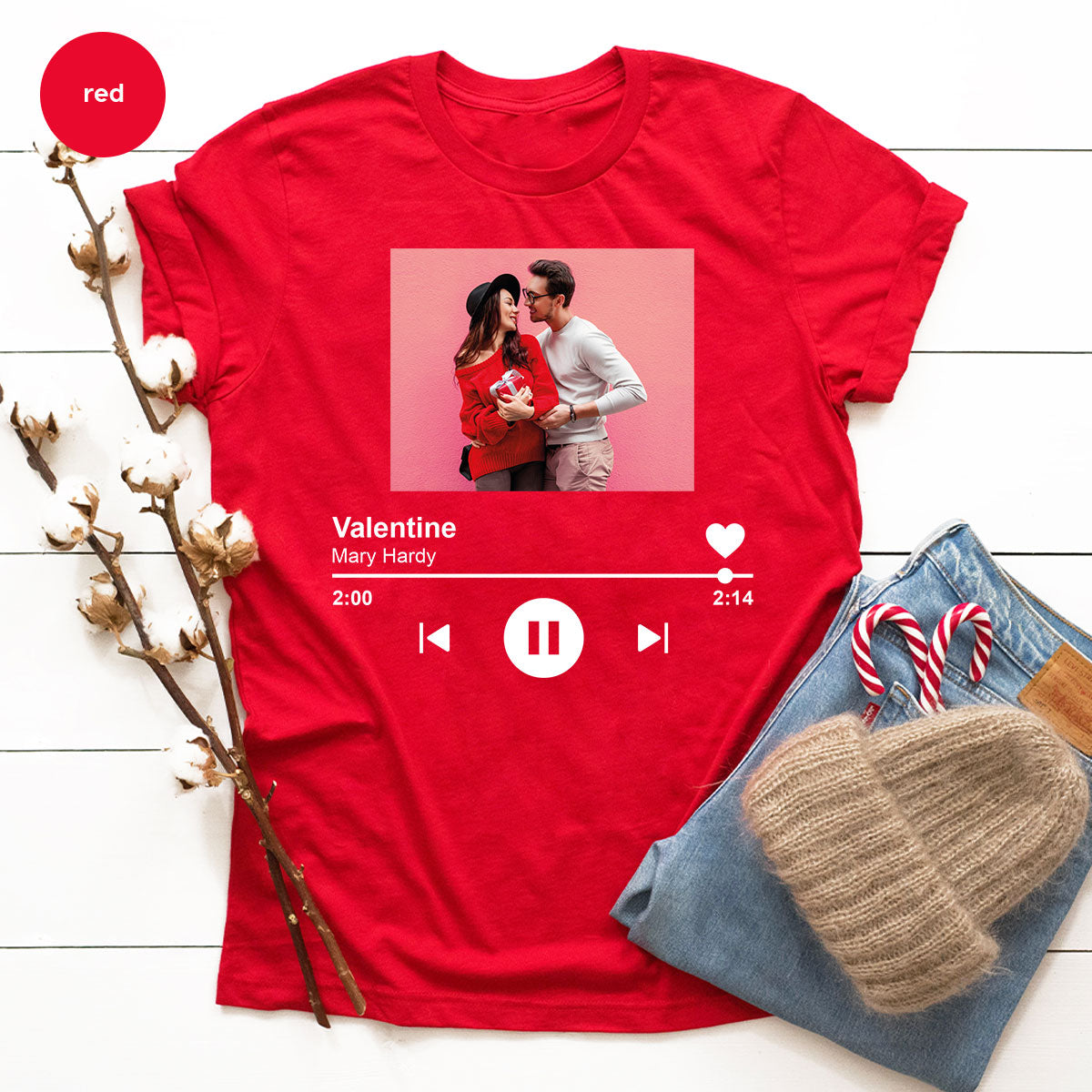 Custom Photo Valentine's Day Shirt, Personalized Gift product image 32