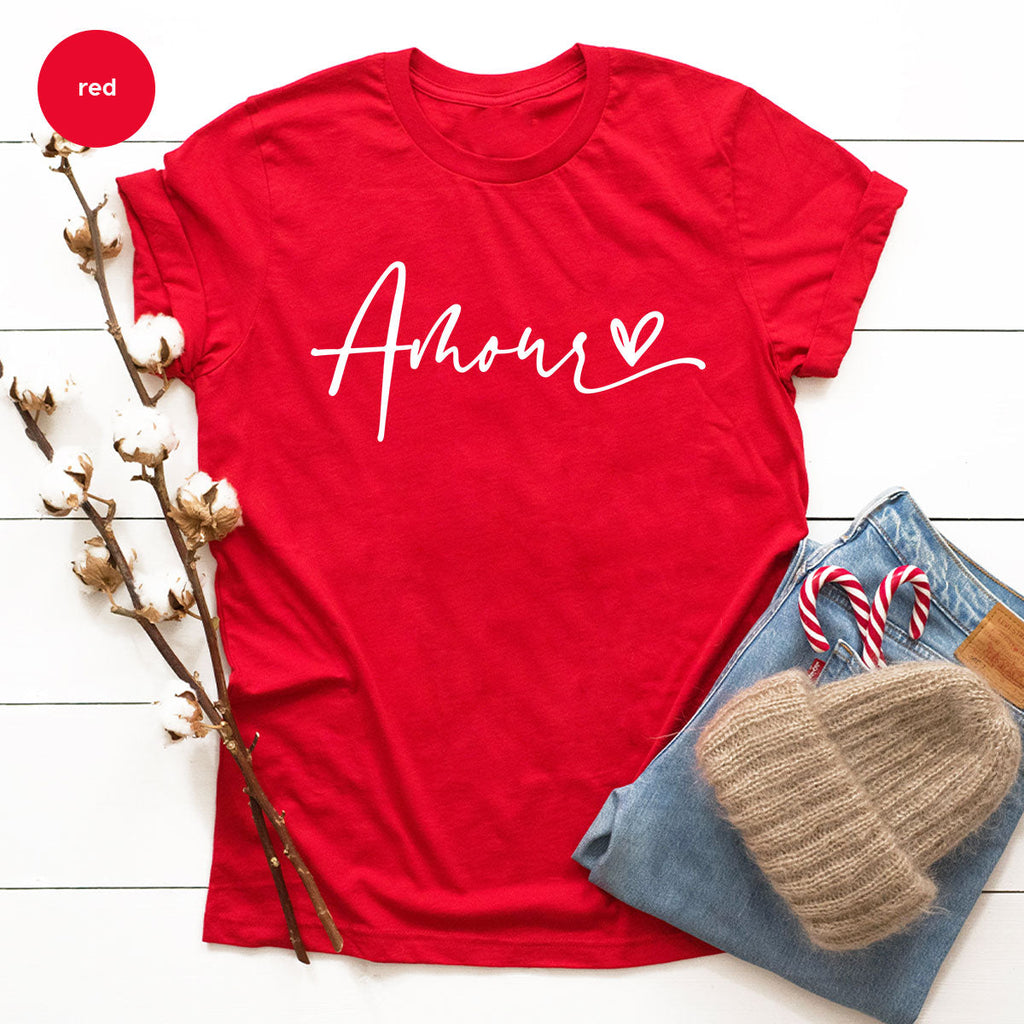 Among T-Shirt, Love Shirt, Heart Valentine's Tee product image 81