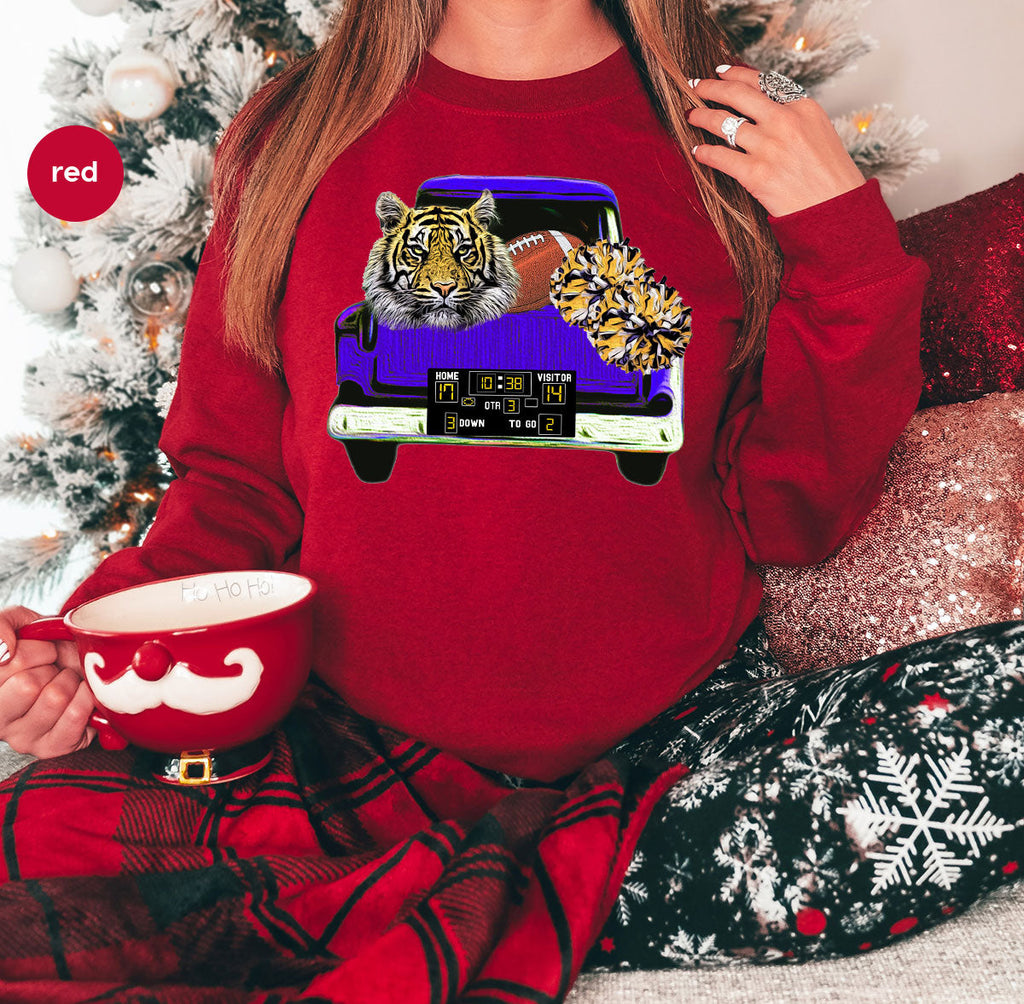 Football Truck Shirt, Tiger Graphic Tees, Mom TShirt, Gifts product image 84