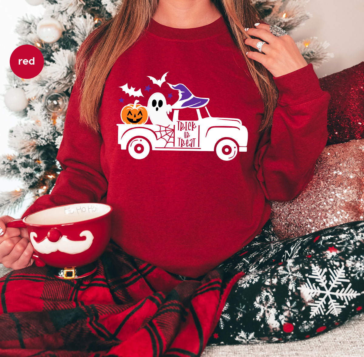 Halloween Sweatshirt, Gifts, Pumpkin Graphic Tees, Spooky product image 68