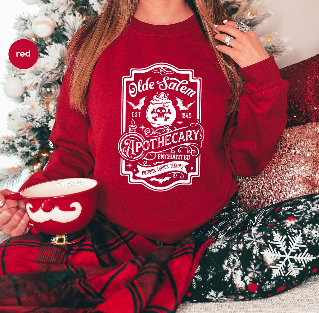Spooky Season Clothing, Witches Crewneck Sweatshirts product image 43