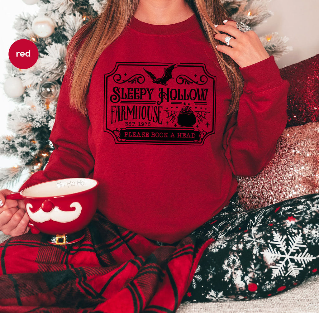 Halloween Farm T Shirt, Horror Crewneck Sweatshirt, Gifts product image 86