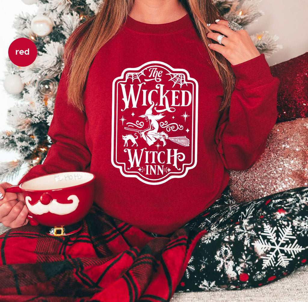 Witch Crewneck Sweatshirt, Halloween Shirts for Women product image 55