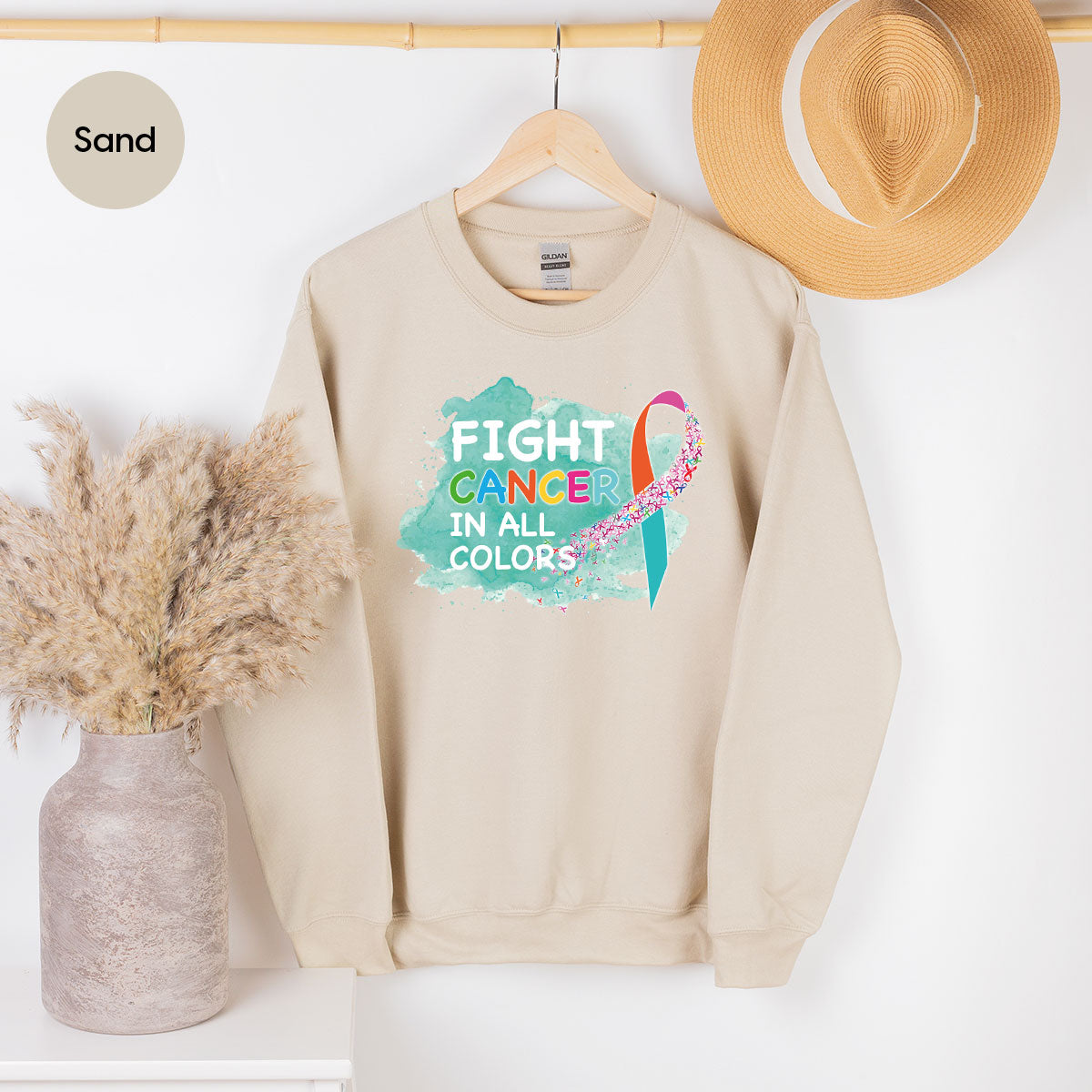 Fight Against Cancer Shirt, Warrior T-Shirt, With All Colors product image 70