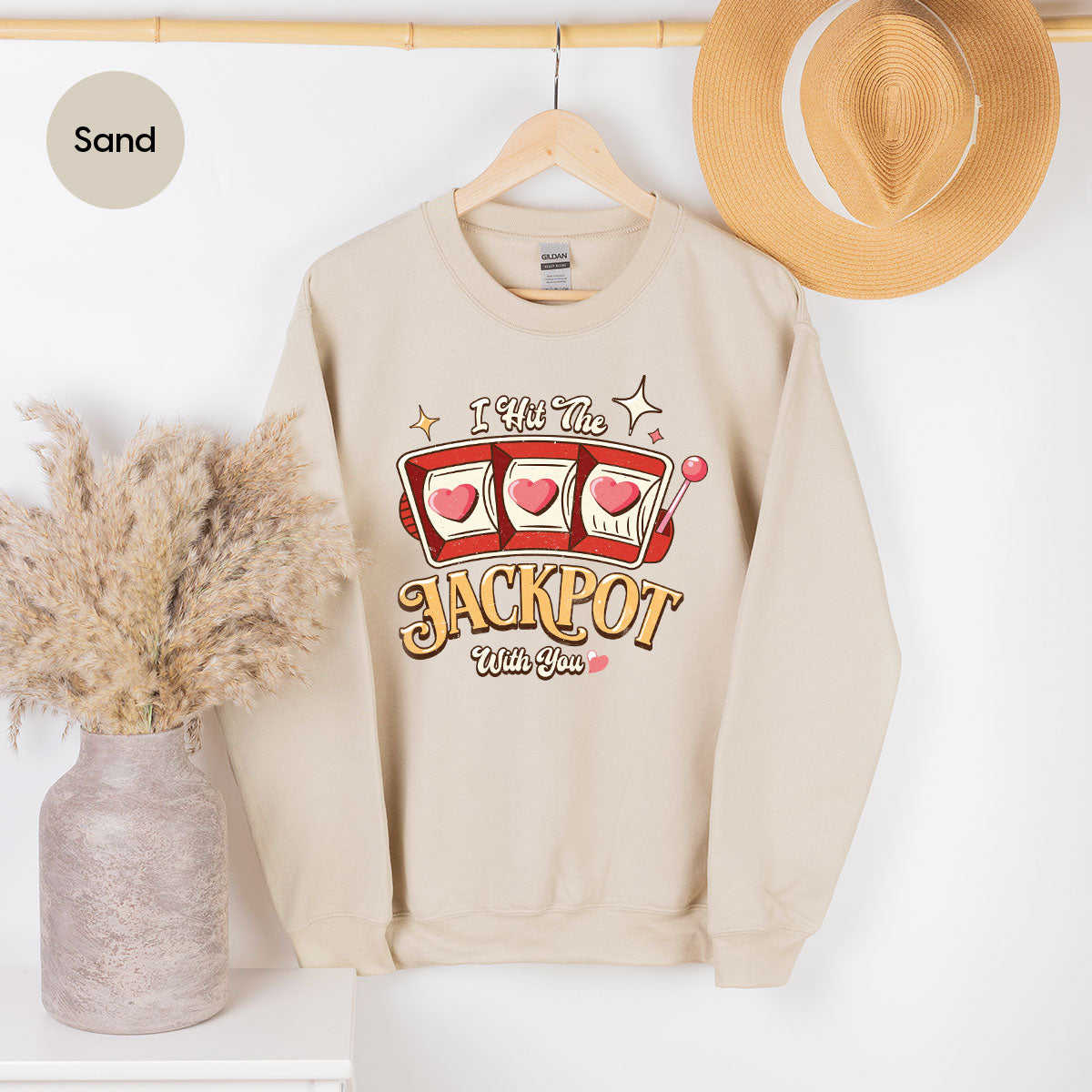 I Hit The Jackpot With You Shirt, Romantic Valentine's Day product image 83