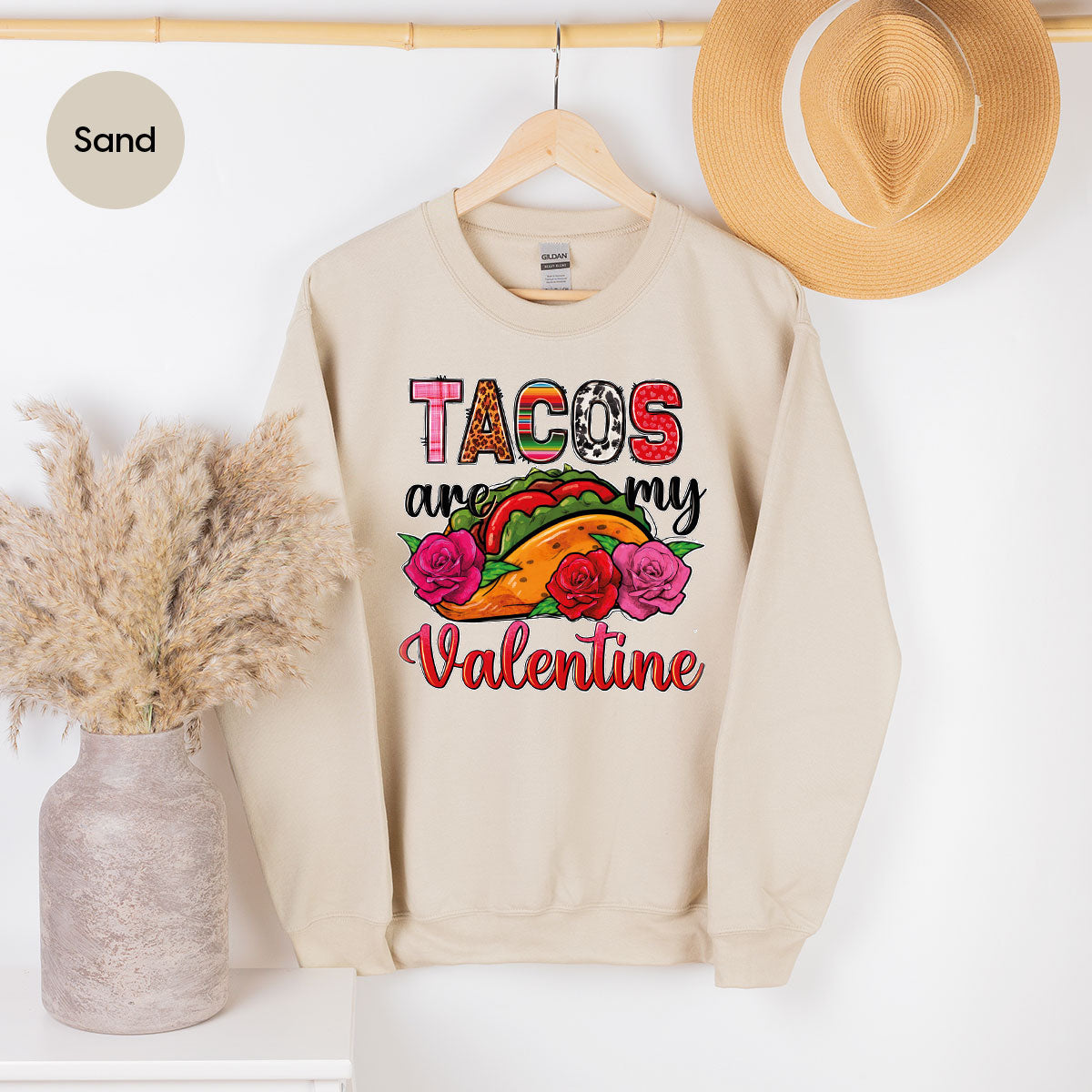 Tacos Are My Valentine Shirt, Gift To My Taco Lover, product image 82