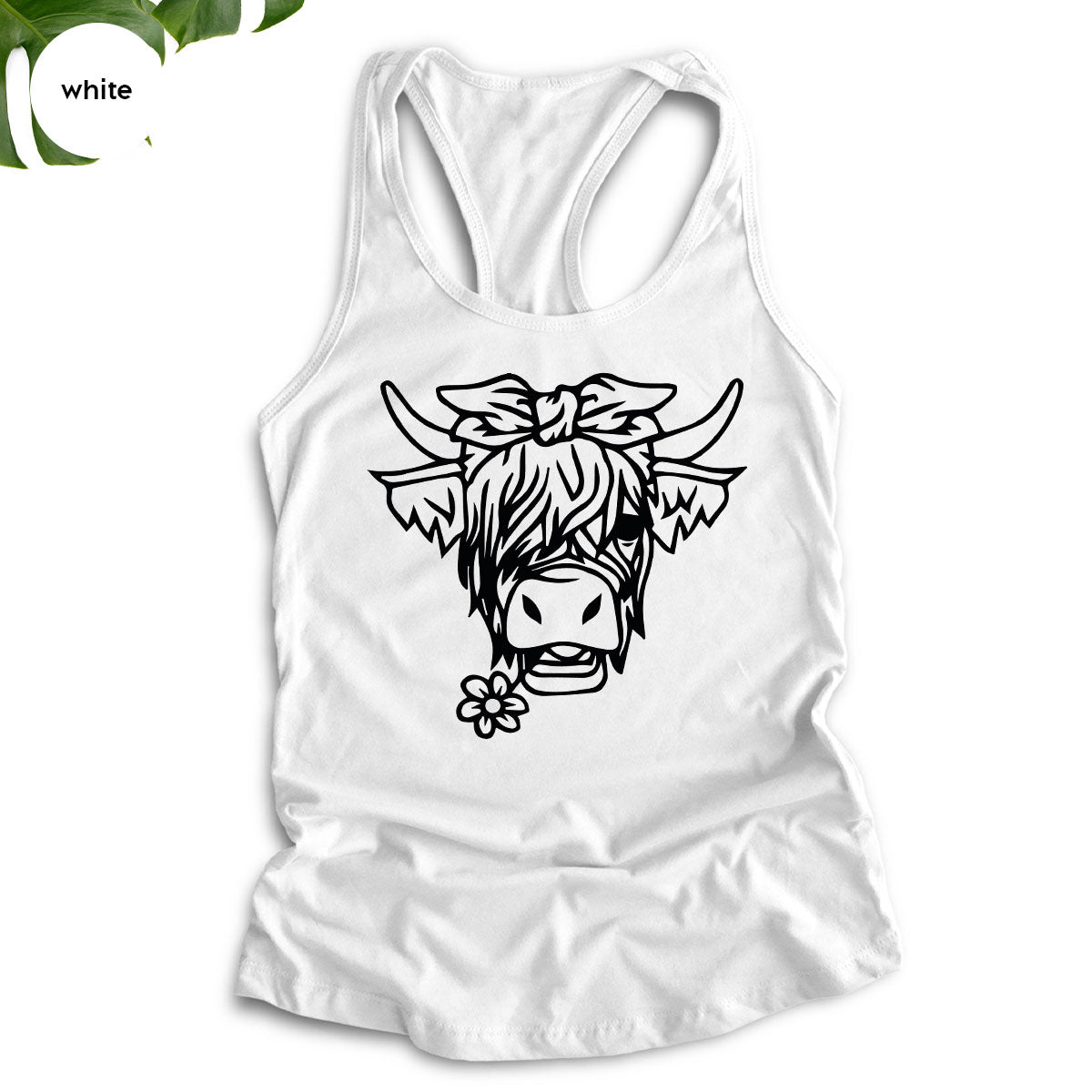 Cool Bull Shirt, With Flower T-Shirt, Funny product image 38