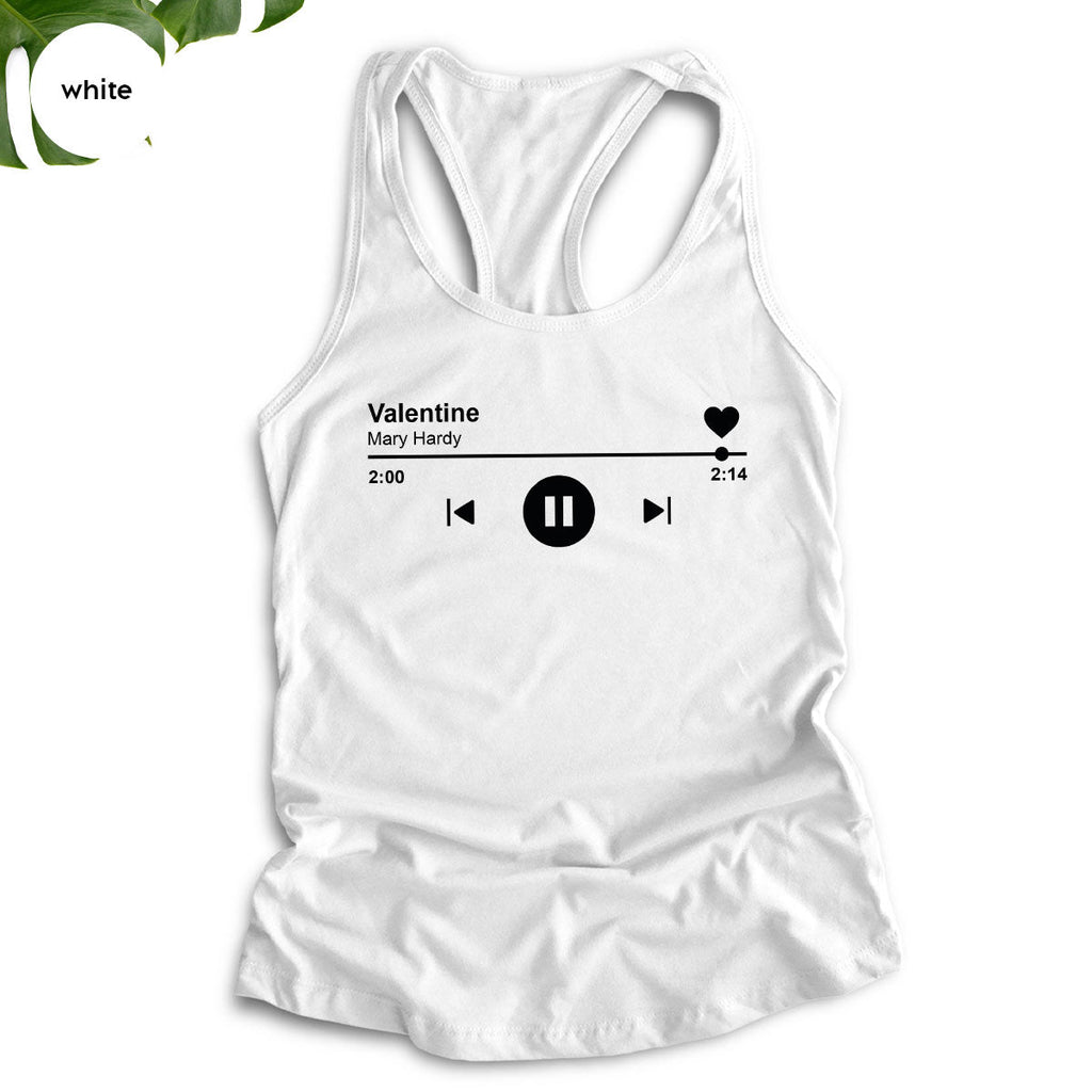 Valentine's Day Shirt, Play Music For Playlist T-Shirt product image 54