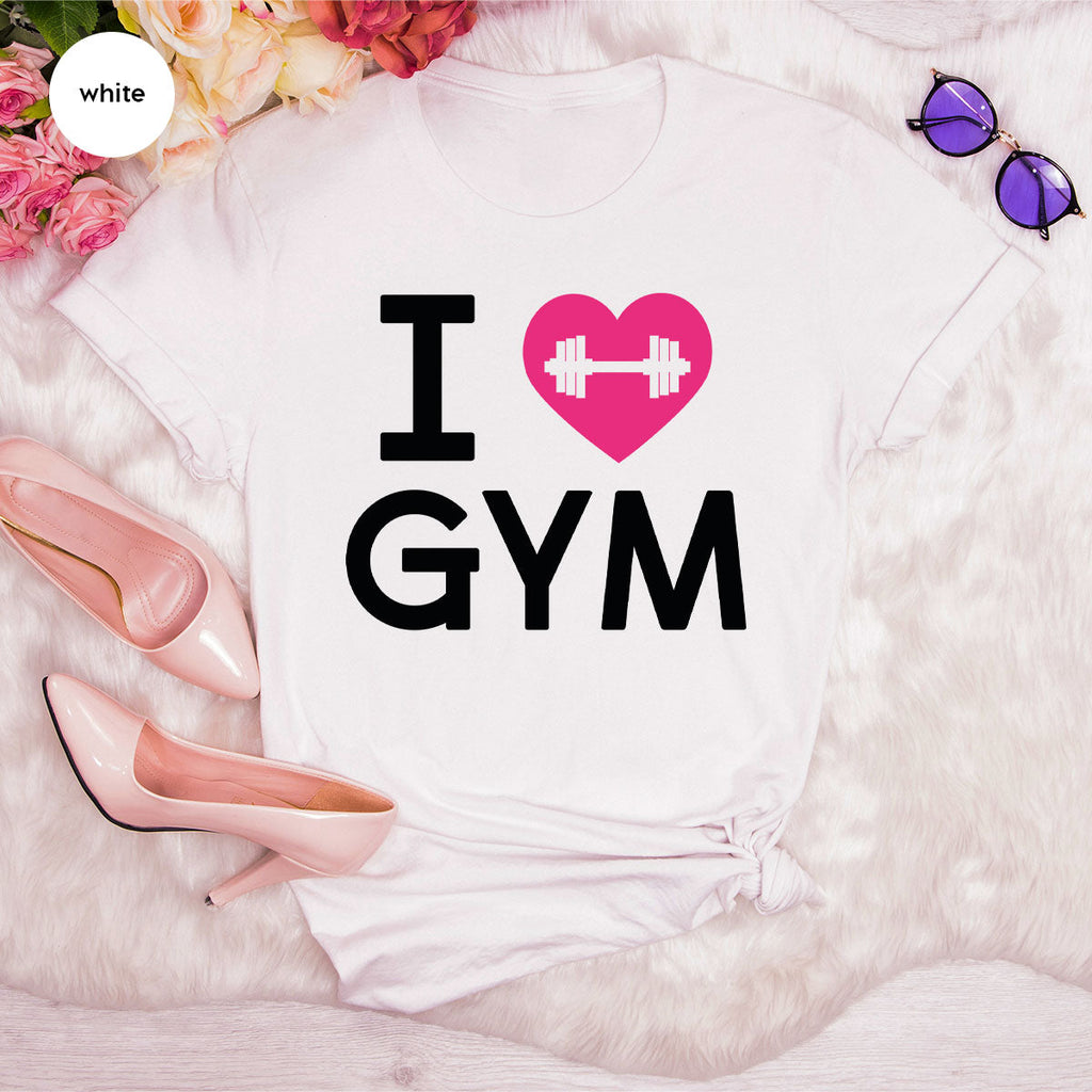 Fitness T-Shirt, GYM Shirt, I Love For Bodybuilder product image 6