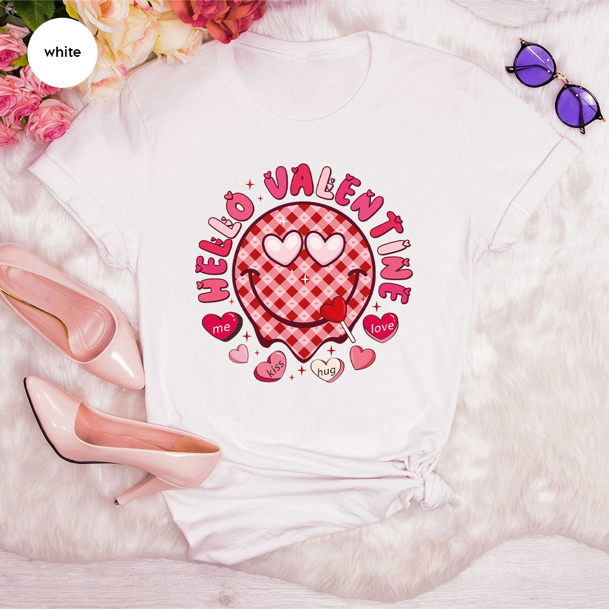 Hello Valentine Shirt, Valentine's Day Love Gift for My product image 68