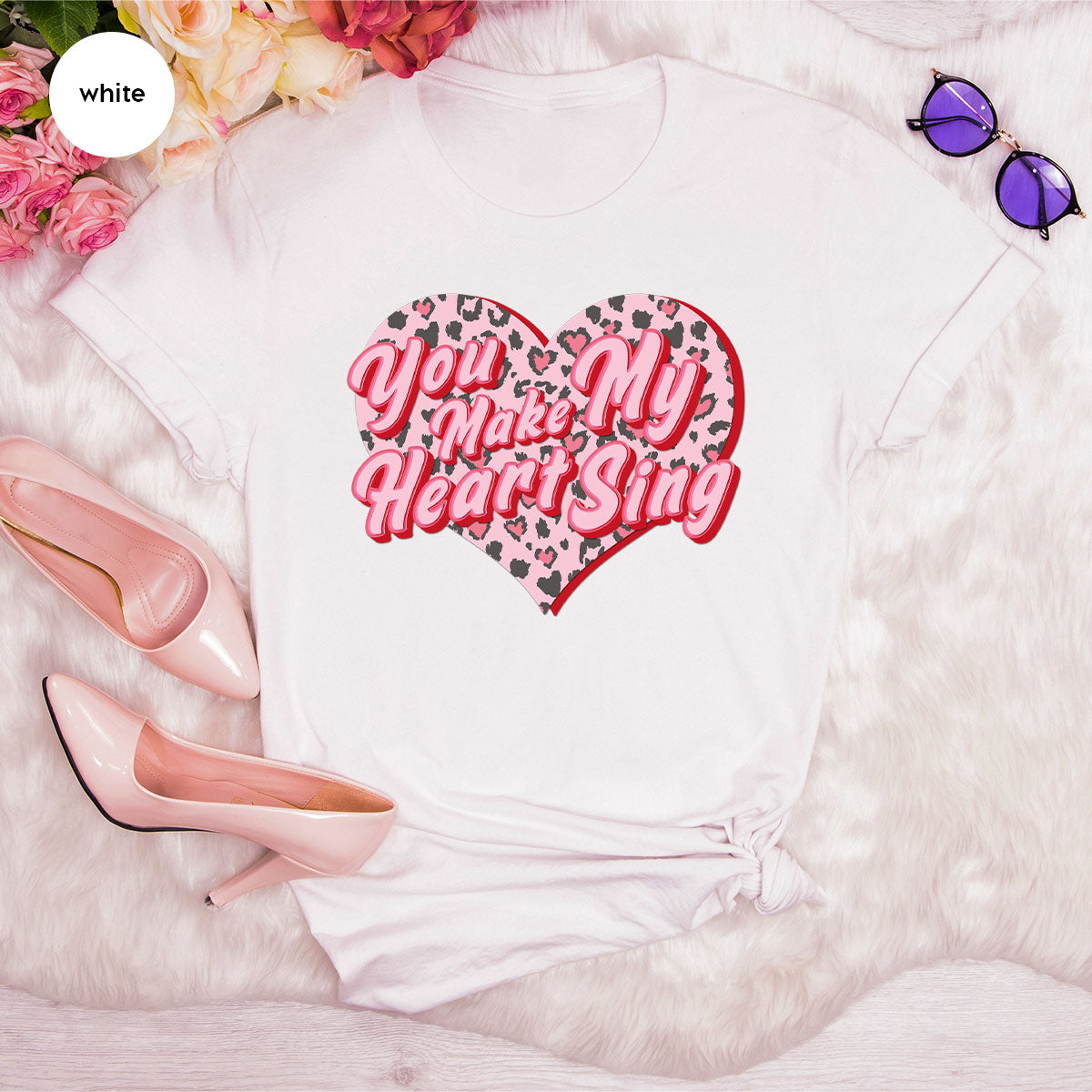 You Make My Heart Sing Shirt, Valentine's Day Romantic Gift product image 84