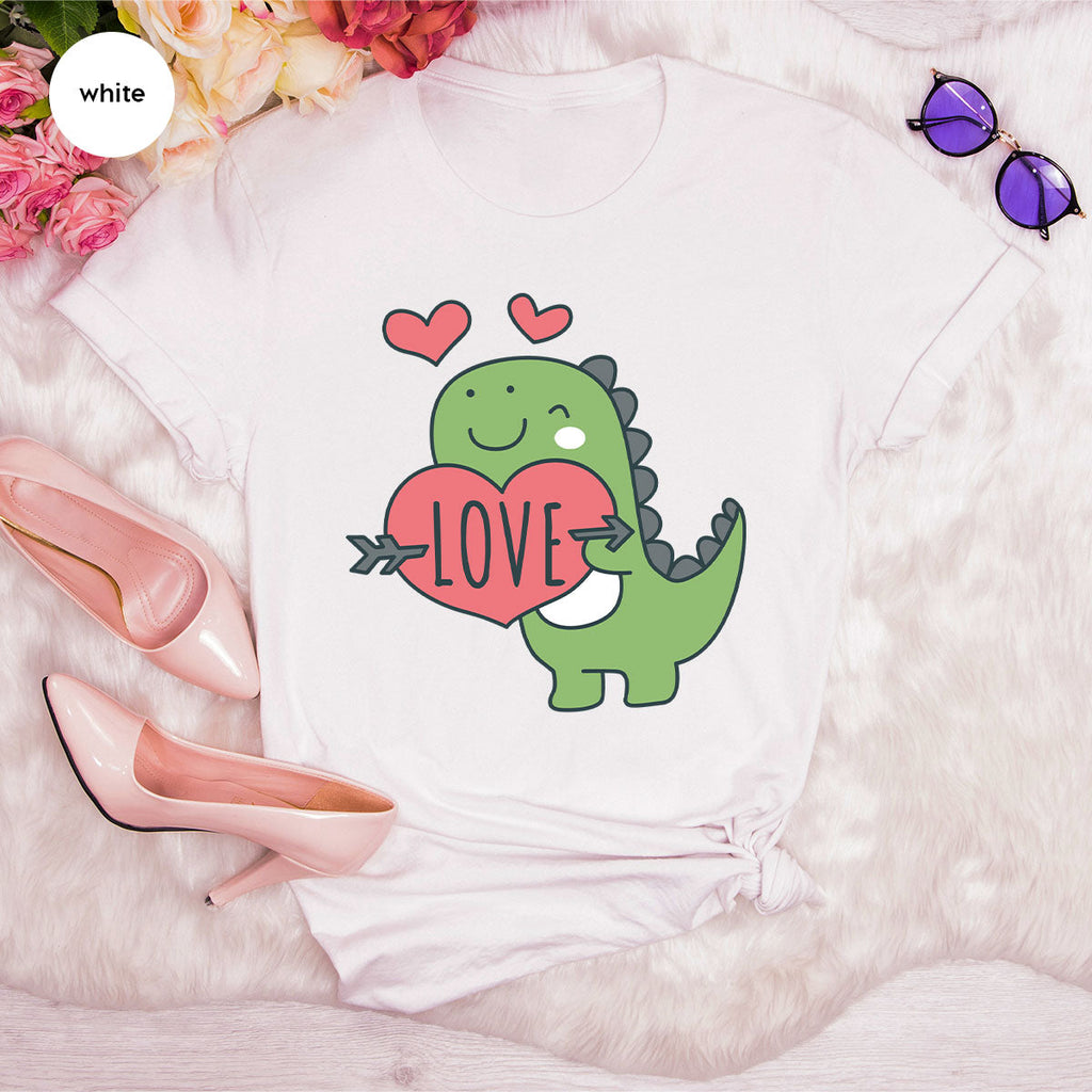 Love Shirt, Lovely Dinosaur Valentine's Day Special For product image 71