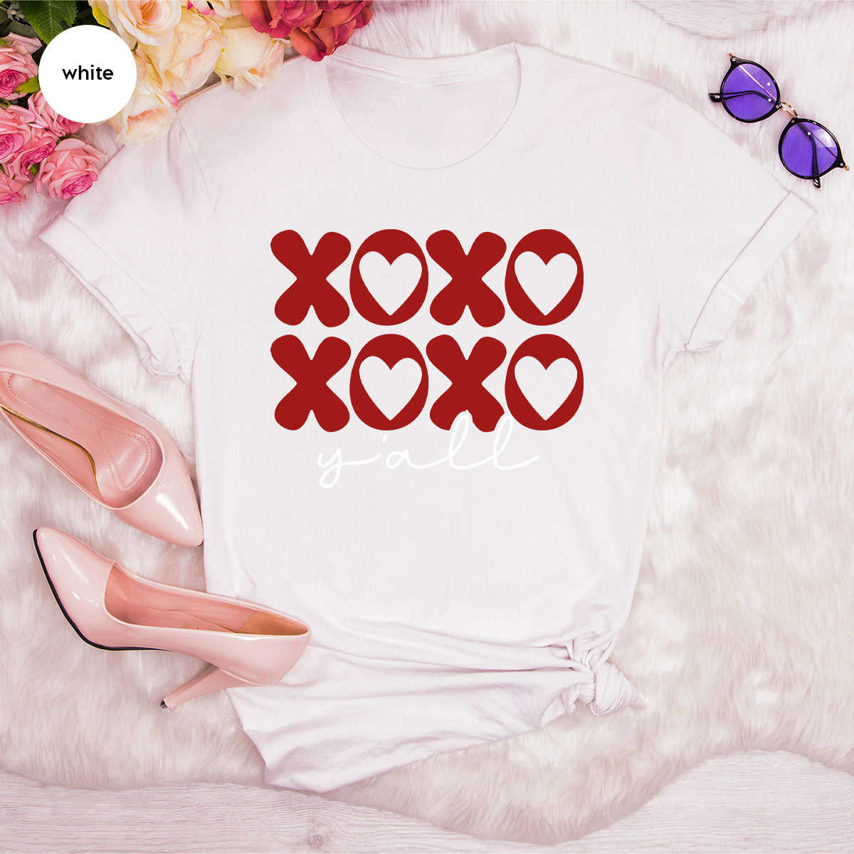 XOXO Shirt, Love Valentine's Day T-Shirt, Couple Match product image 80