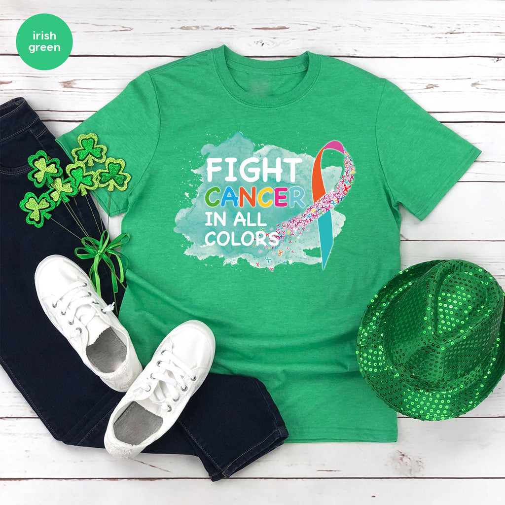 Fight Against Cancer Shirt, Warrior T-Shirt, With All Colors product image 59