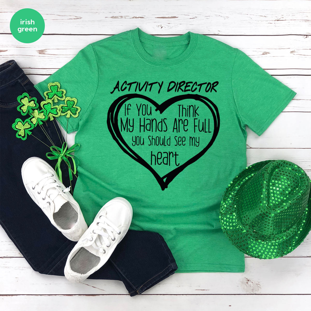 Activity Director Shirt, Love Heart Gift For Couples product image 56