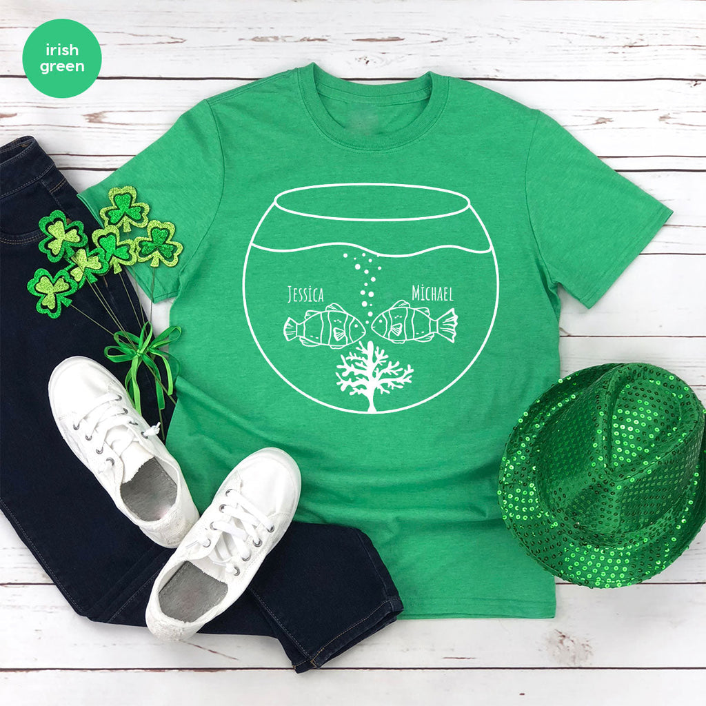 Fish Couple Shirt, Custom Name on T-Shirt, Gift for Couples product image 68